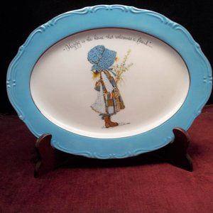 Holly Hobbie Blue Girl pLATTER